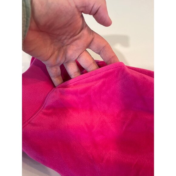 Lilly Pulitzer Hot Pink Velour Jogger Pants With Gold Accents & Elastic Waist Wo - Picture 4 of 9